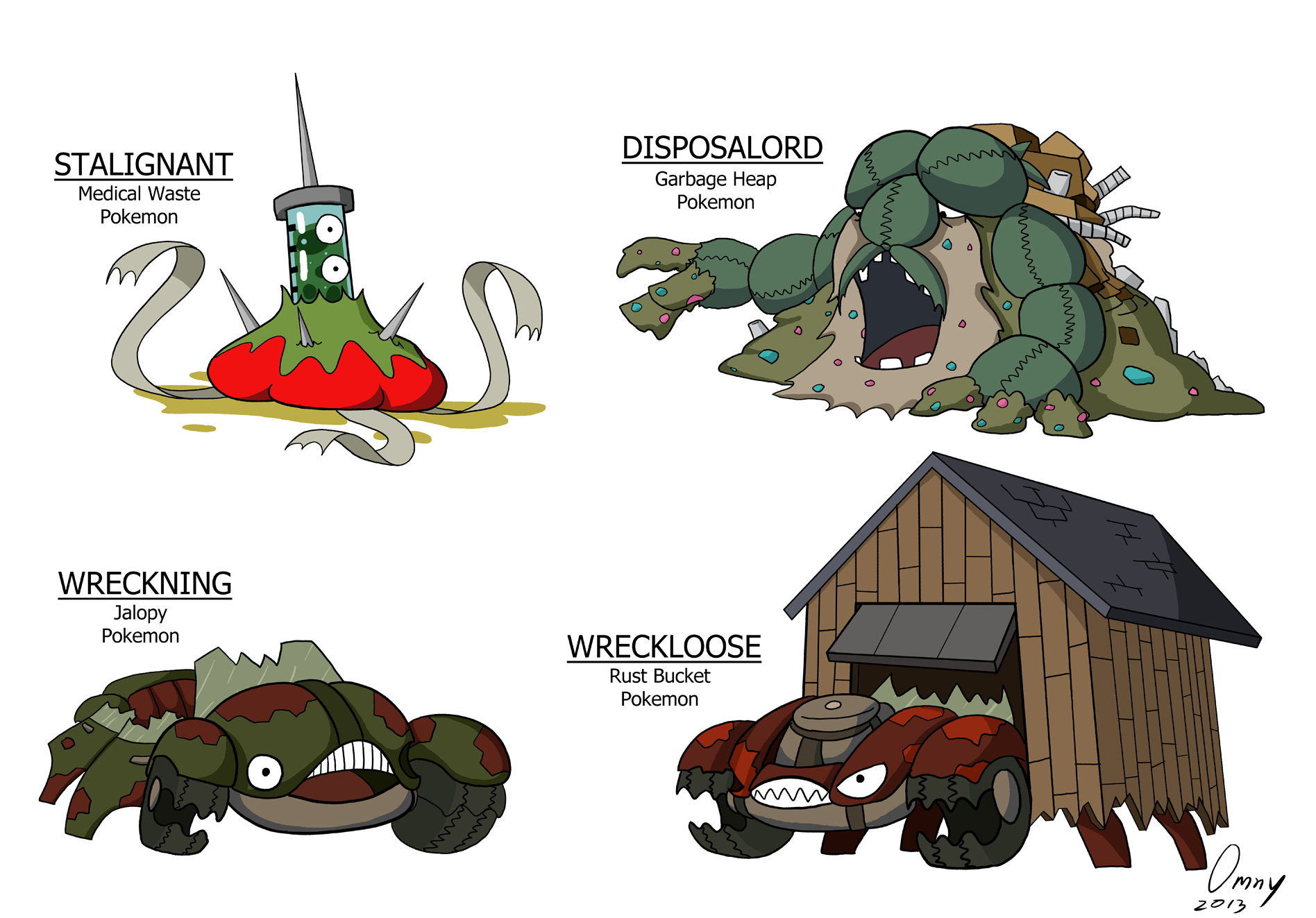 Garbage-Type Pokemon