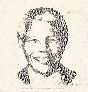NelsonMandela sivadigitalart art tribute