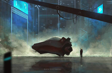 New Ride - Storytelling Sci-Fi Concept Art