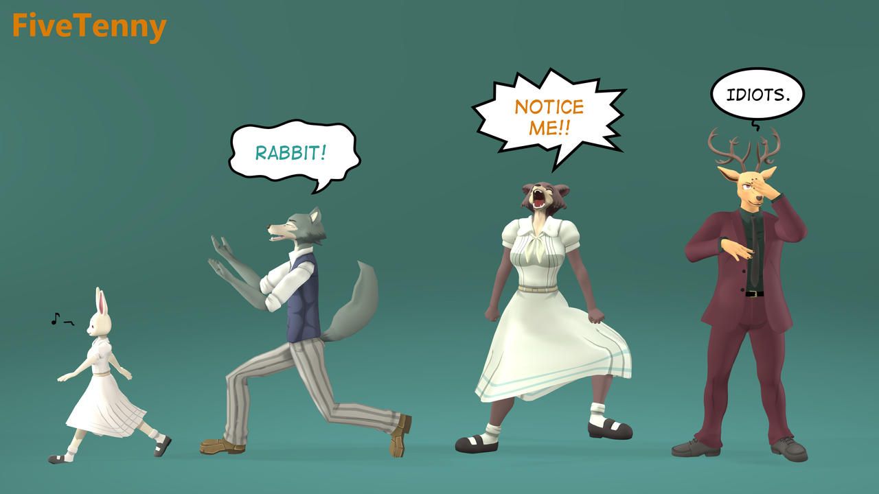 Beastars Rig Model Beastars in nutshells (SFM.Ver) by fivetenny on DeviantArt