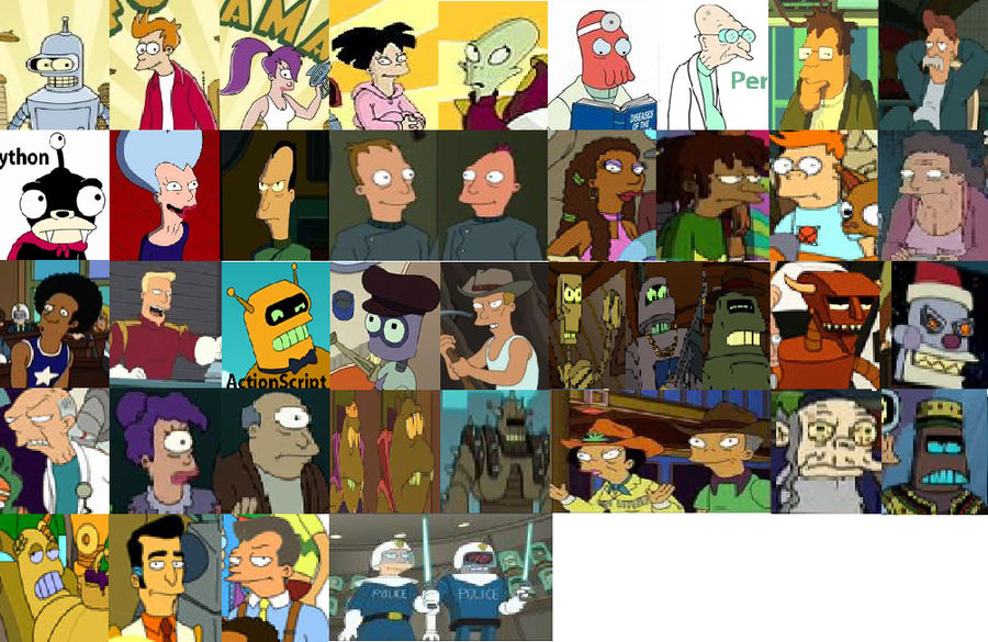 Futurama Characters By Reneepierre On DeviantArt futurama-characters-by-reneepierre-on-deviantart
