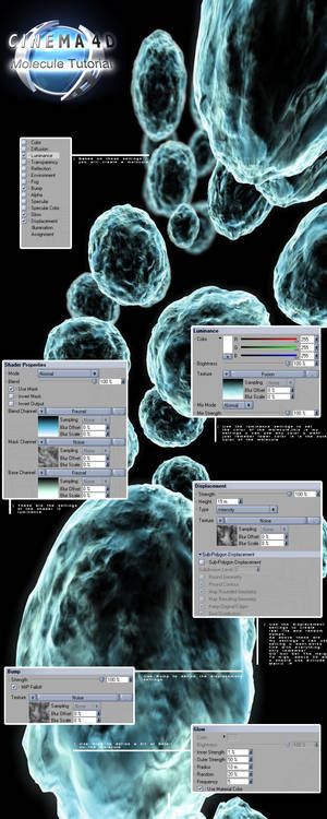 C4D Molecule Shader Tutorial