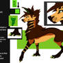 Zz's wolf form Reference Sheet