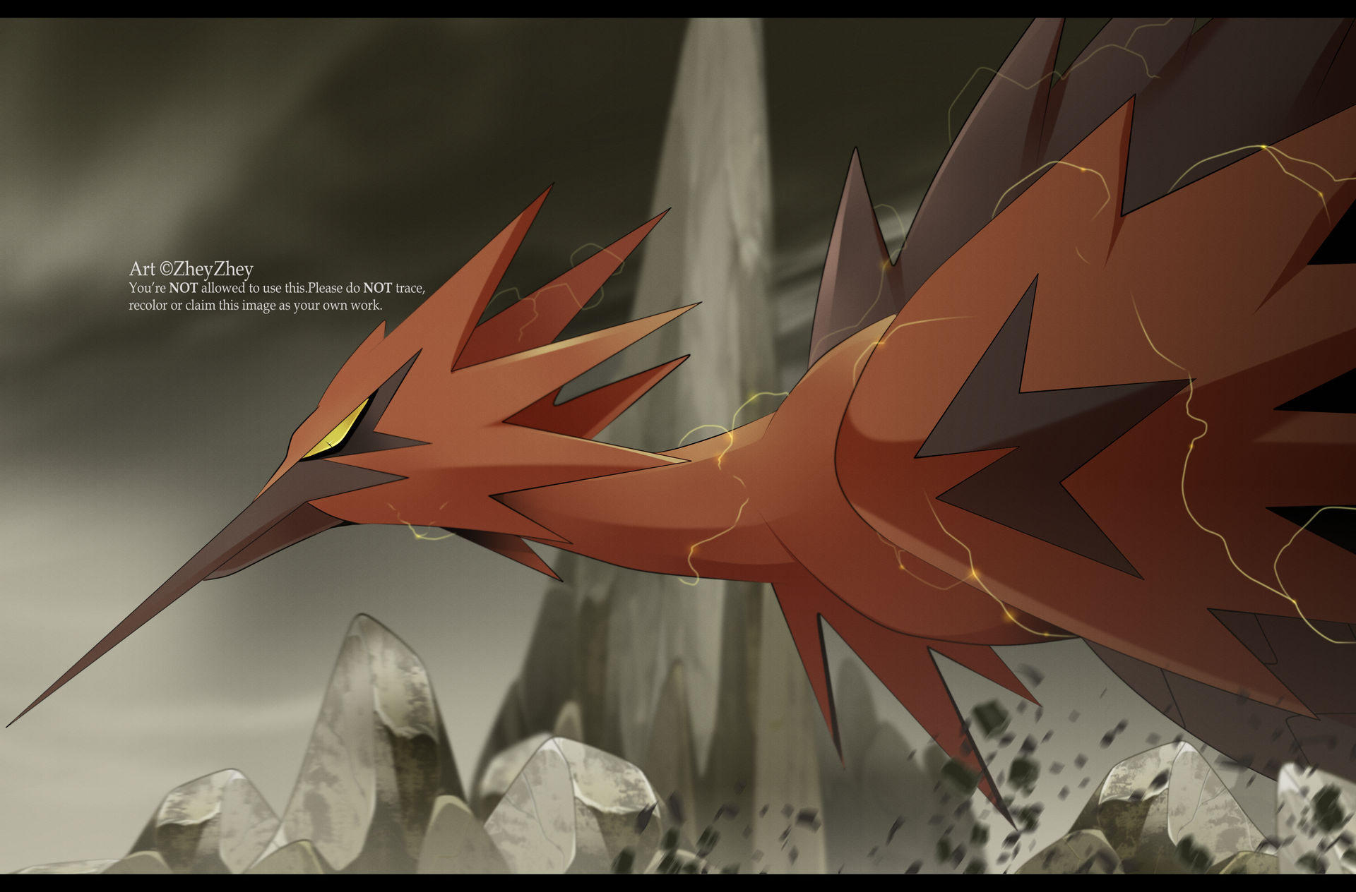 Galarian Articuno, Zapdos, Moltres by Velkss on DeviantArt