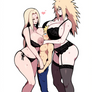 Naruto met 2 sannin.