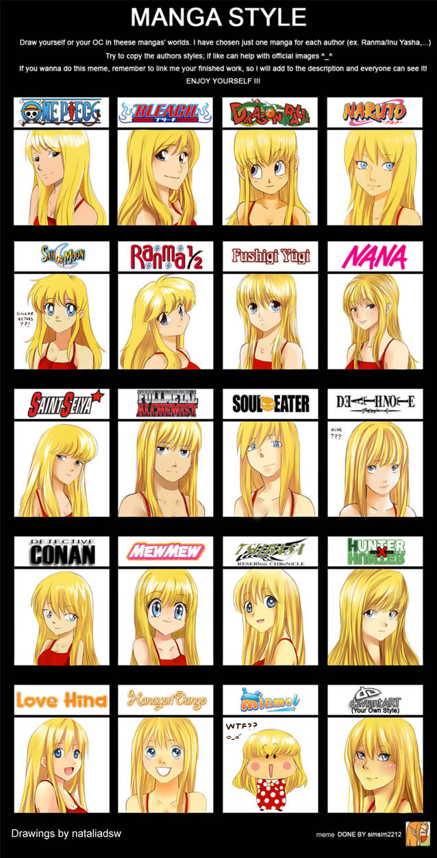 manga style meme by Nataliadsw