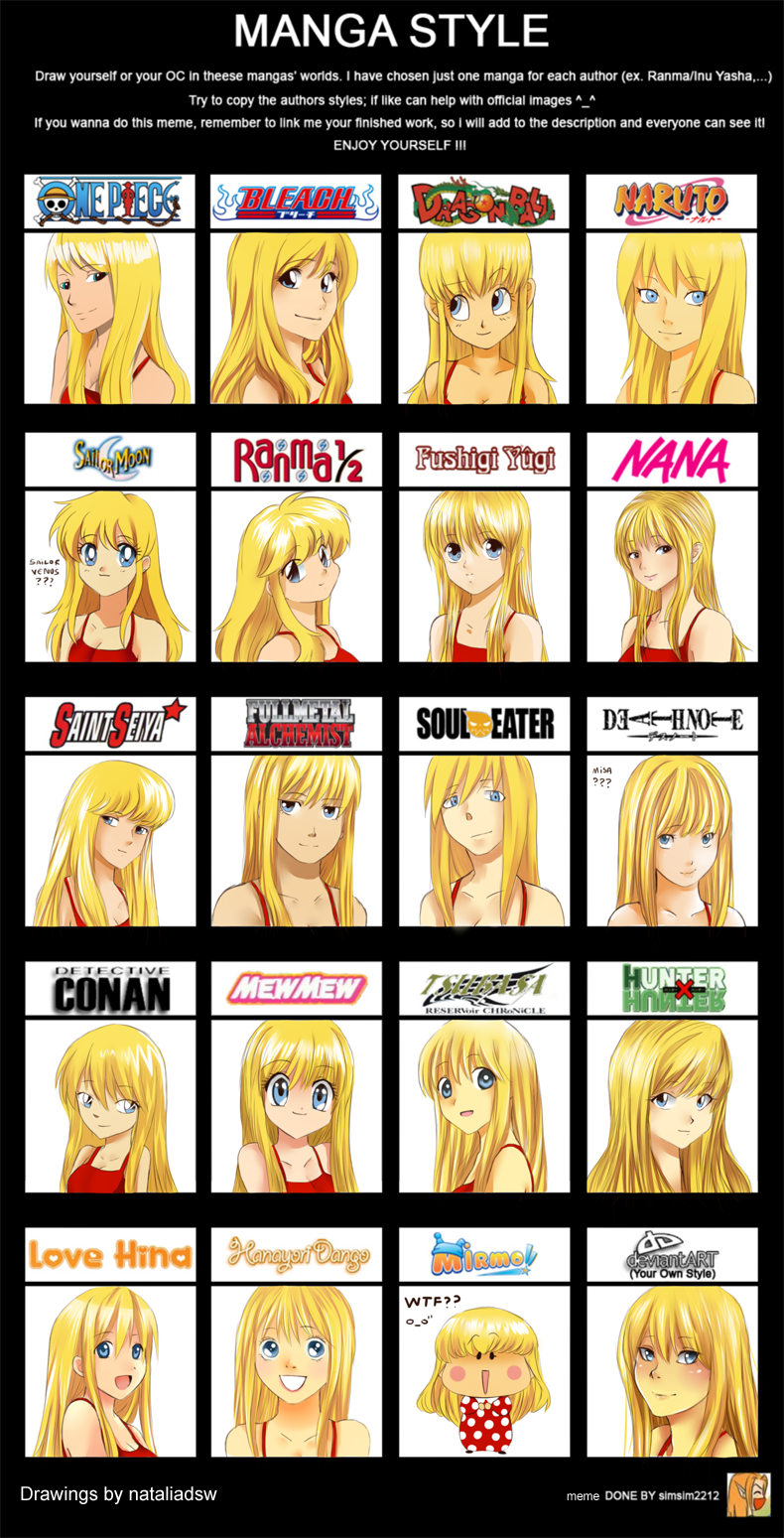 manga style meme by Nataliadsw