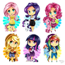 Chibi MLP - The mane 6