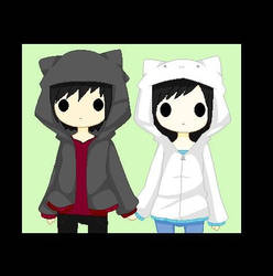 Kitty Hoodies Couple