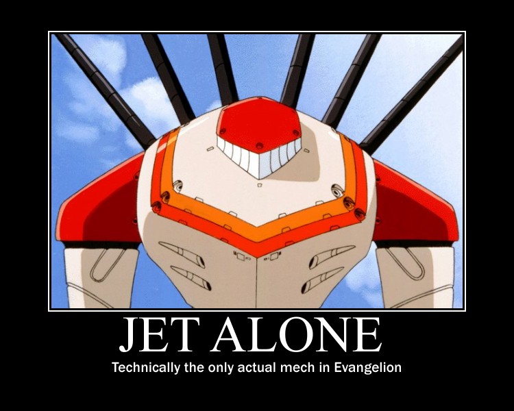 Jet Alone Motivational Poster