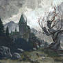 Hogwarts and the Whomping Willow