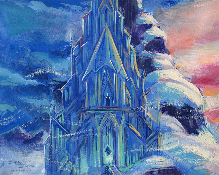 Frozen Castle by danidraws on DeviantArt
