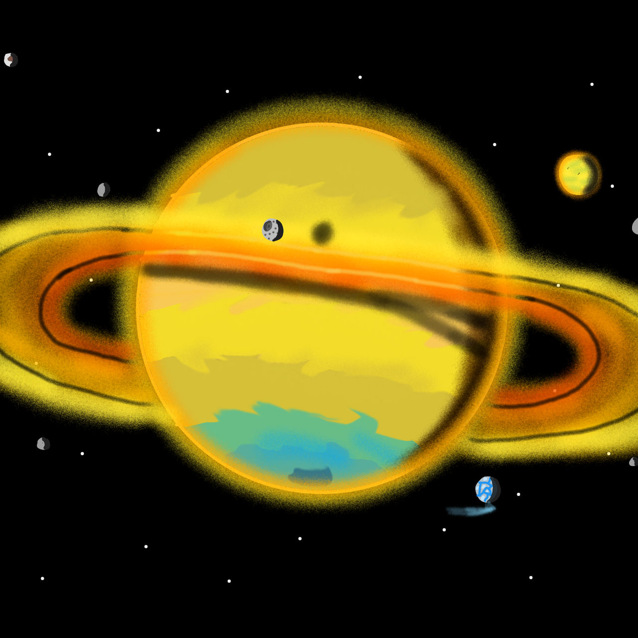 Planet Deviantart Planet Saturn by YouWantSpace5 on DeviantArt