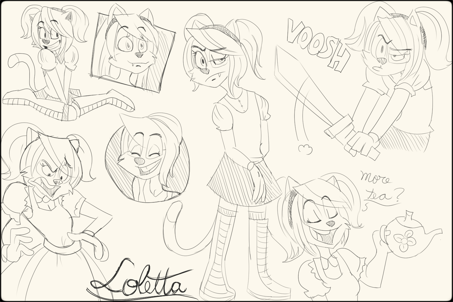 Loletta LaBelle Sketchdump!