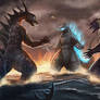 Godzilla vs Zarkorr and Kraa