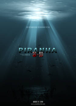 Piranha 3-D poster
