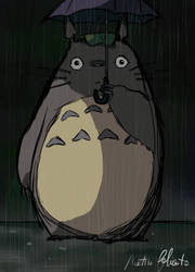 Totoro Sketch on Digital