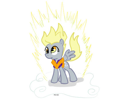 Derpy as a Super Saiyan