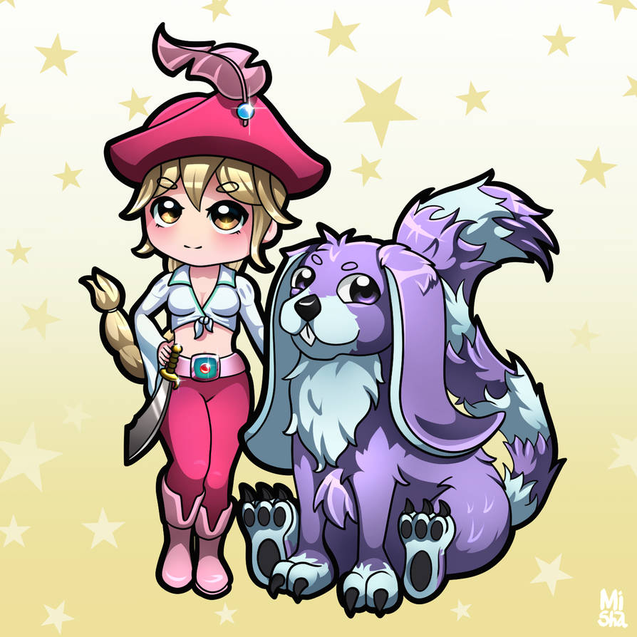 Nightwalker Tibia CM: Pirate and Night Wacoon - Tibia fanart by mishaartwork on DeviantArt