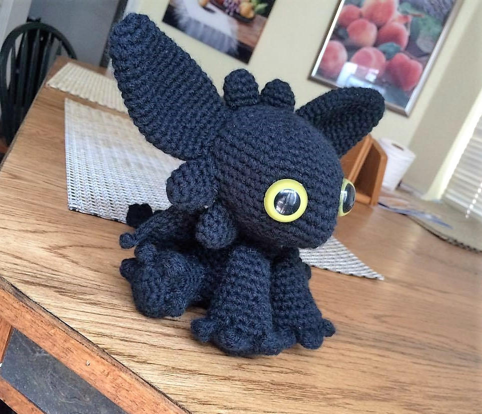 Macrame Toothless Toothless Crochet by uchihacrush on DeviantArt
