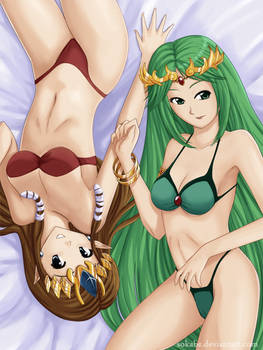 Zelda and Palutena