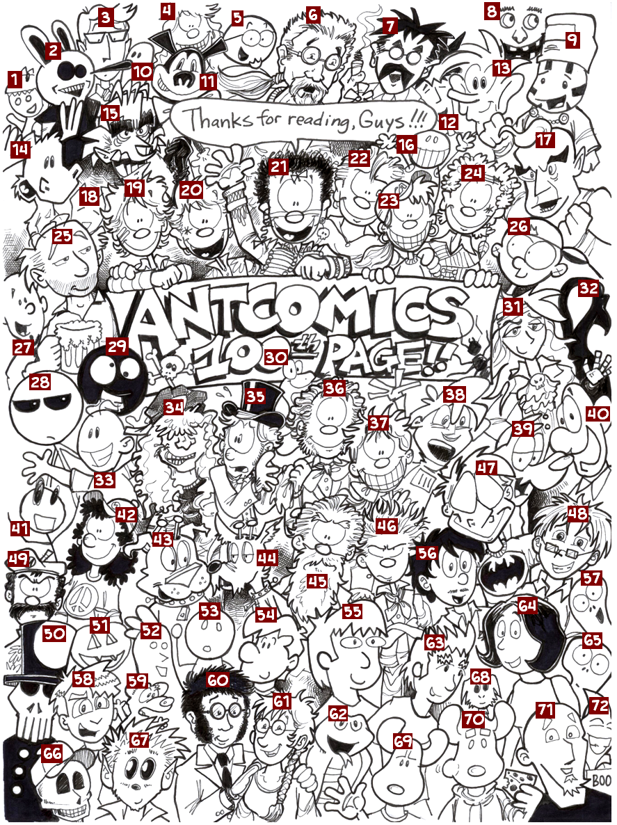 Guide to Antcomics 100th Page