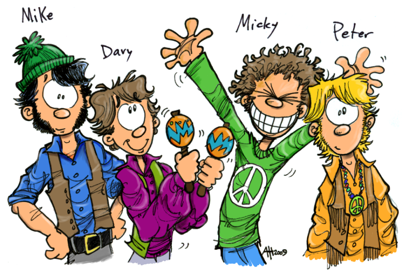 Hey Hey We're the Monkees Color by hankinstein on DeviantArt