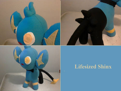 Lifesized Shinx Plushie