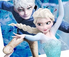 Jack frost and Elsa