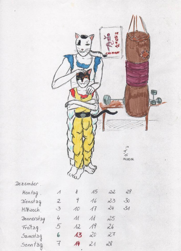 Calendar December 2003 by Almafan on DeviantArt