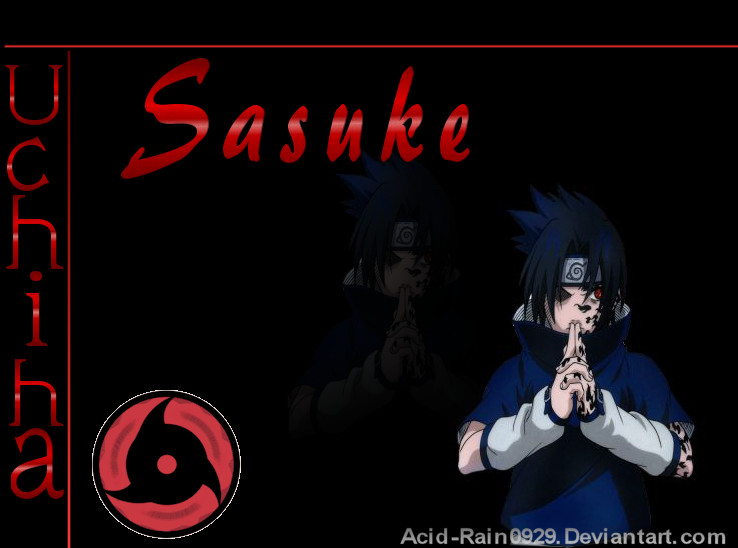 Sasuke Wallpaper I Made