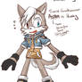 Sonic OC Astra the Husky