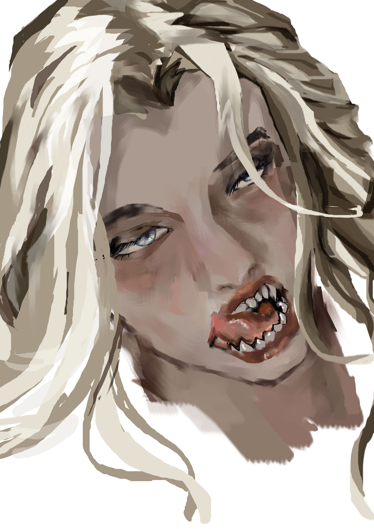 Deviantart Stock Face OC face practice by Rusalkae on DeviantArt