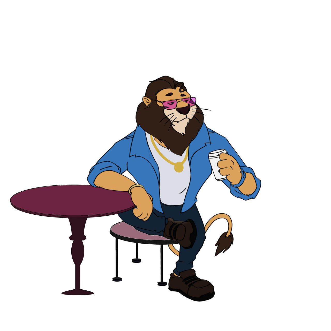 Lion cafe cool by sushilgunwante on DeviantArt