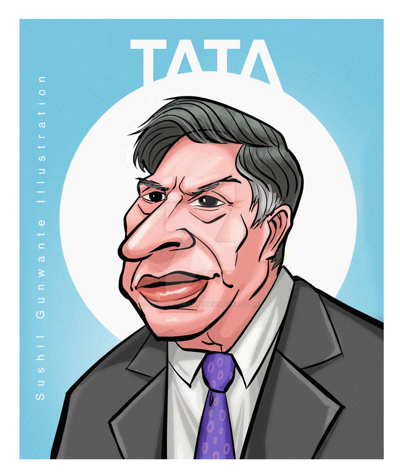 Legend Rattan tata Caricature by sushilgunwante on DeviantArt