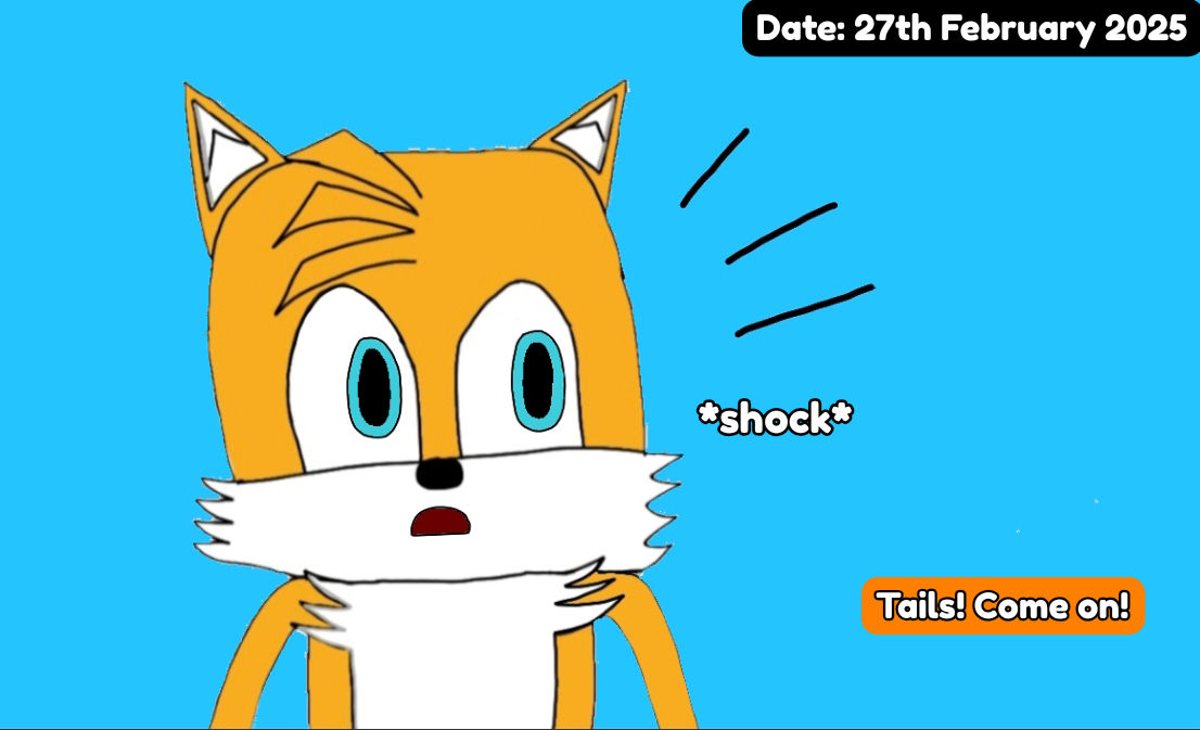 Tails is shocked by nikestrailyt on DeviantArt