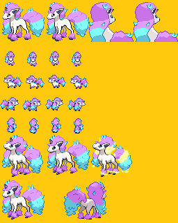 Galarian Ponyta Sprite