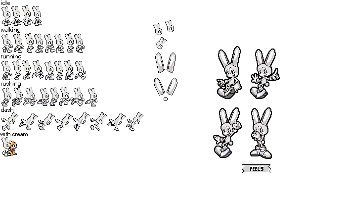 Feels The Rabbit Sprite by CKarla15 on DeviantArt