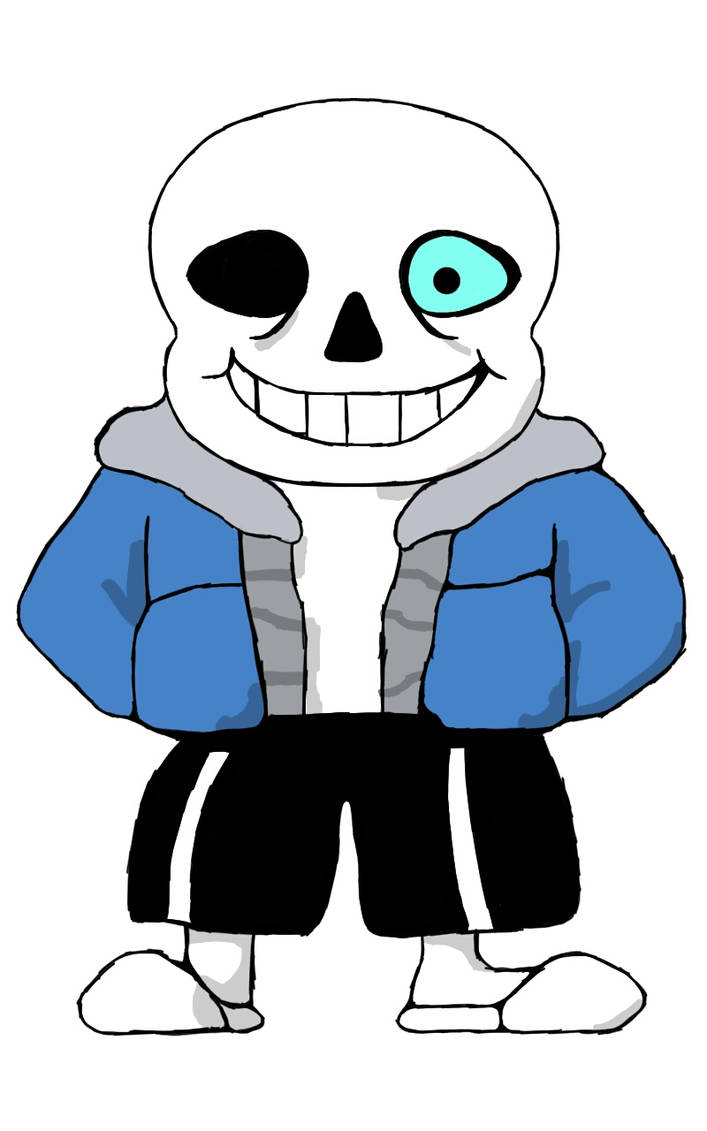 Sans from with glowing eye by Halo257zig on DeviantArt