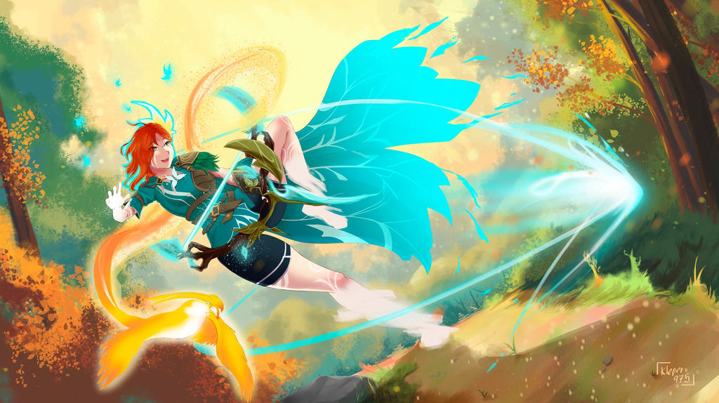 Wind Ranger Art Windranger arcana fanart by kleper975 on DeviantArt