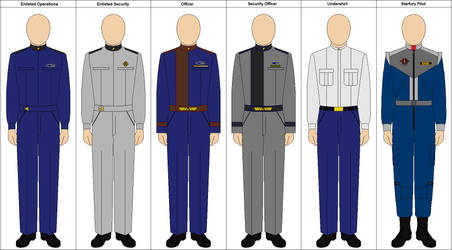 Babylon 5- Earth Alliance Uniforms