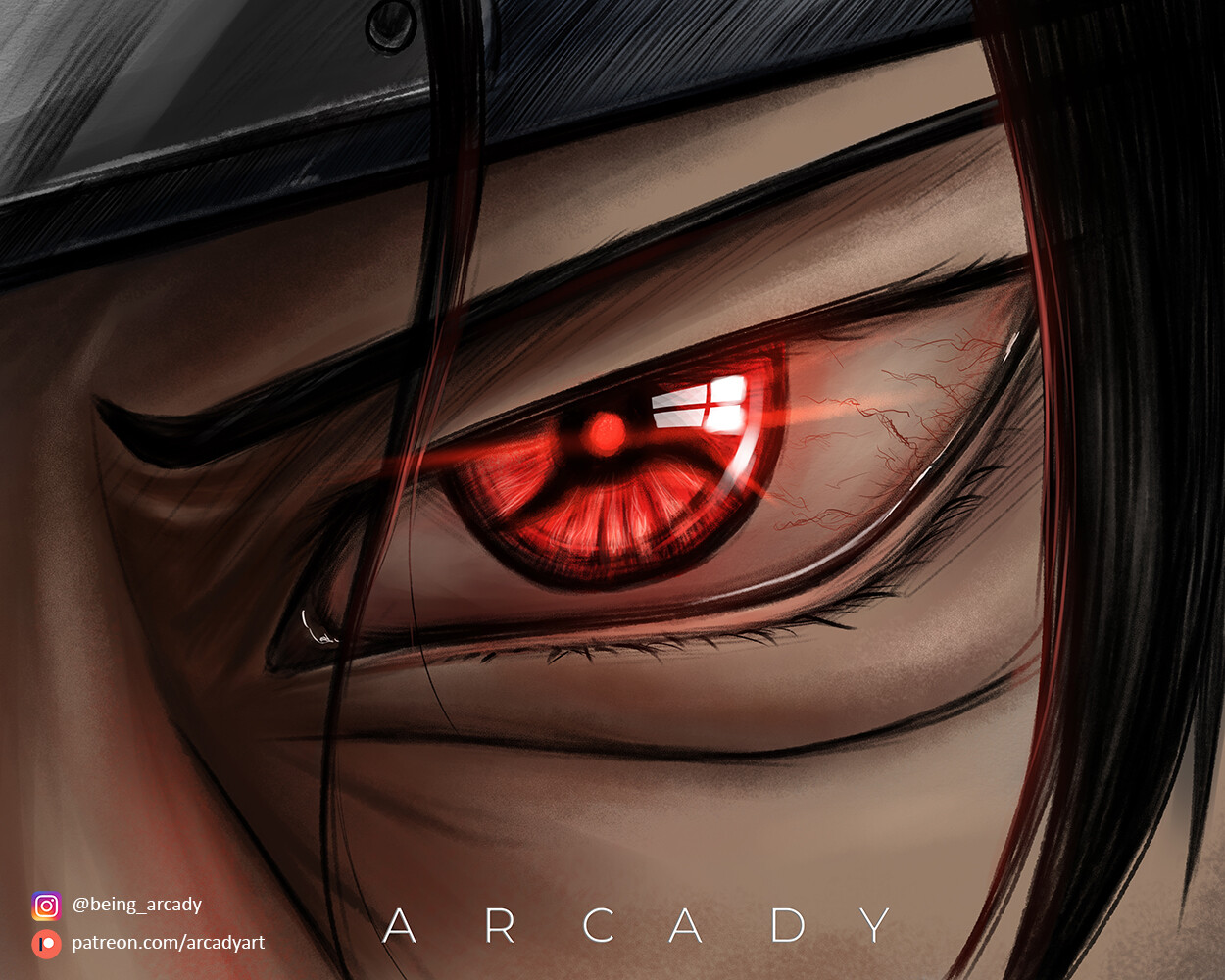 Mangekyo Sharingan | Itachi Uchiha by arcadyarts on DeviantArt