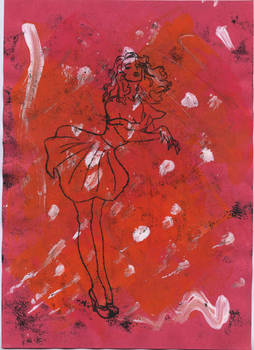 Monoprint - Woman