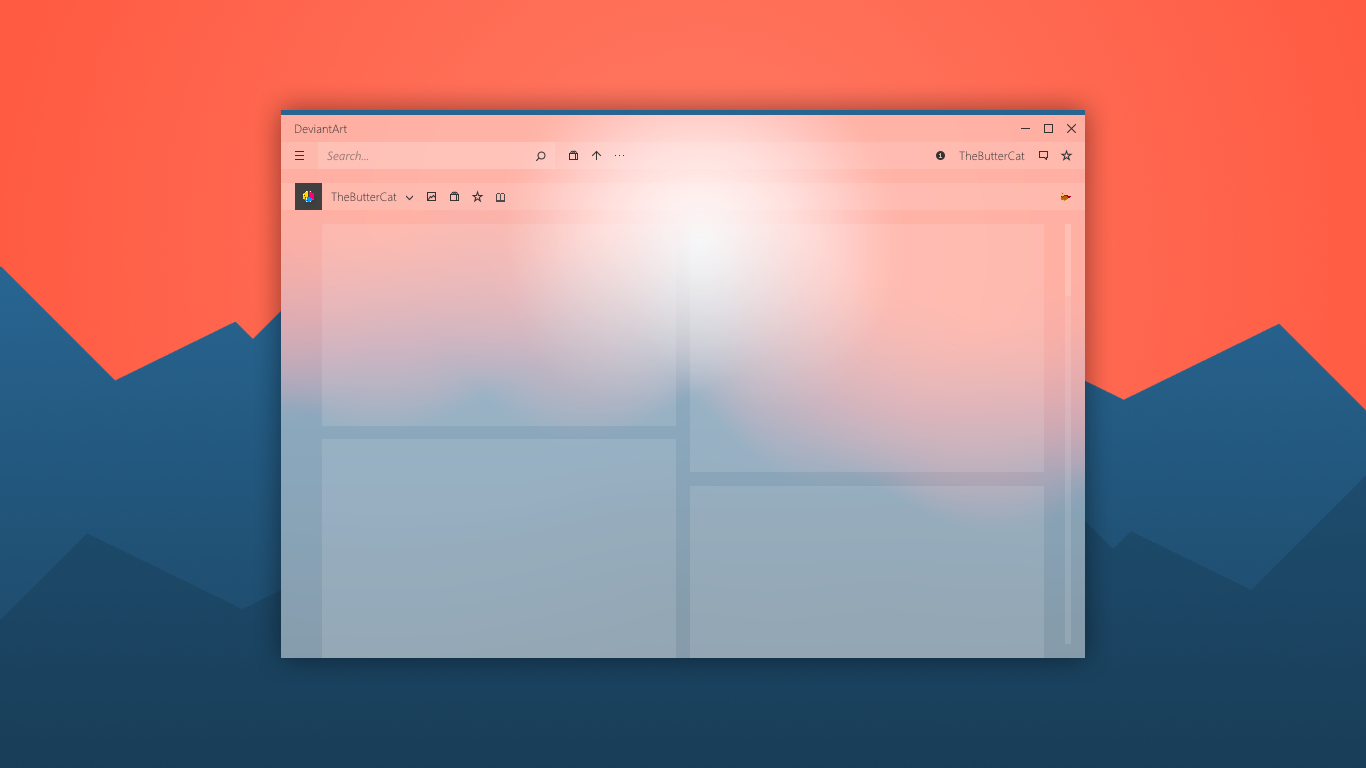 Windows' redesigned DeviantArt app (light theme) by TheButterCat on ...