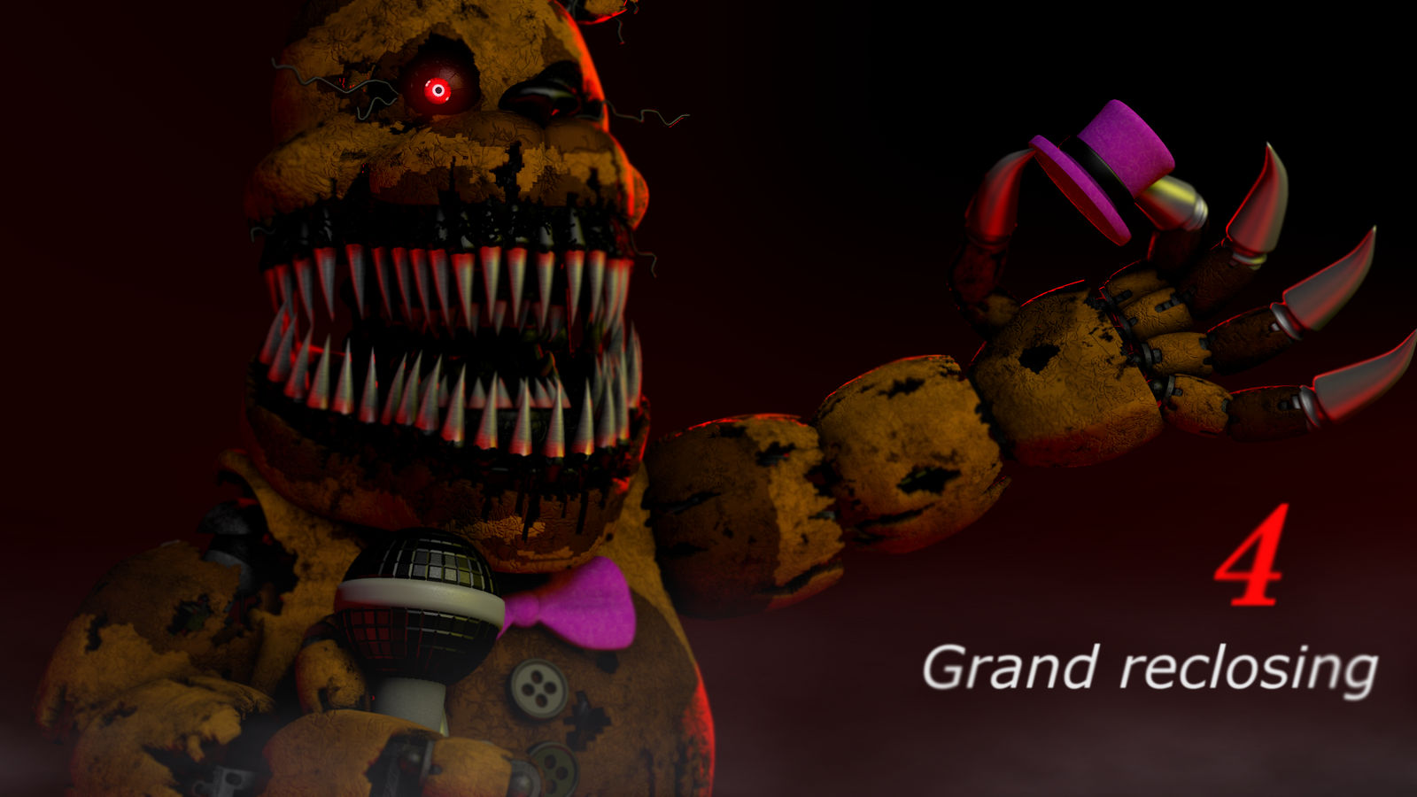 fredbear does a Wfreddy