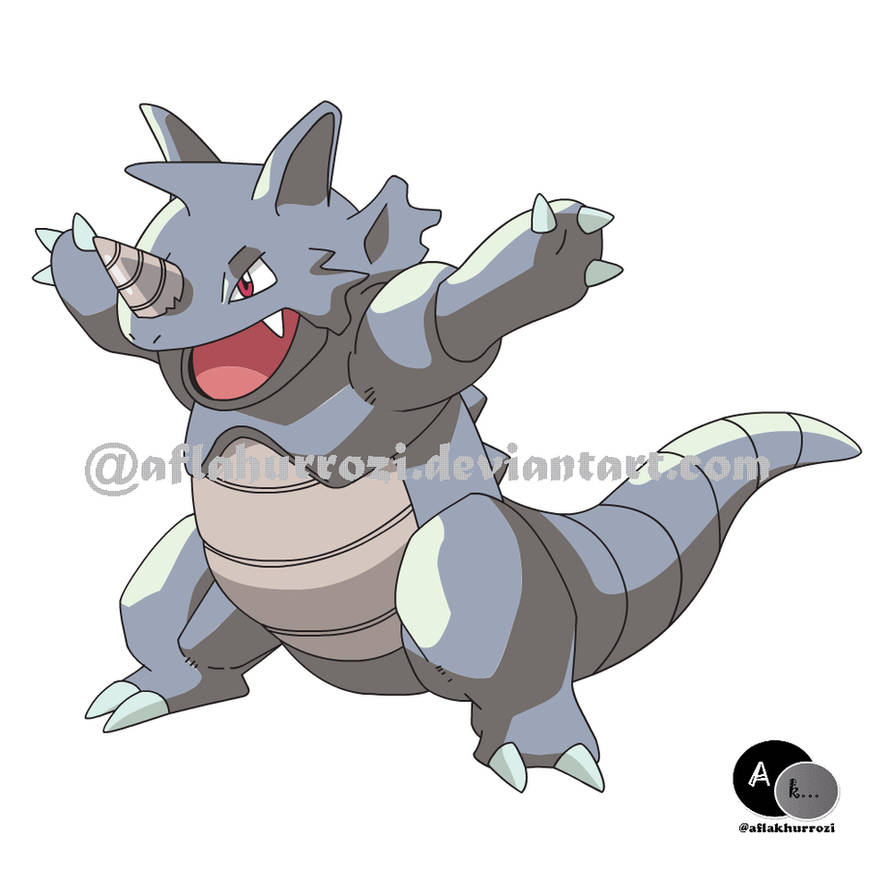 Pokemon Rhydon Sticker Pokemon Rhydon by aflakhurrozi on DeviantArt