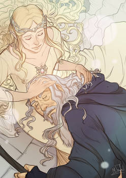 Gandalf and Galadriel