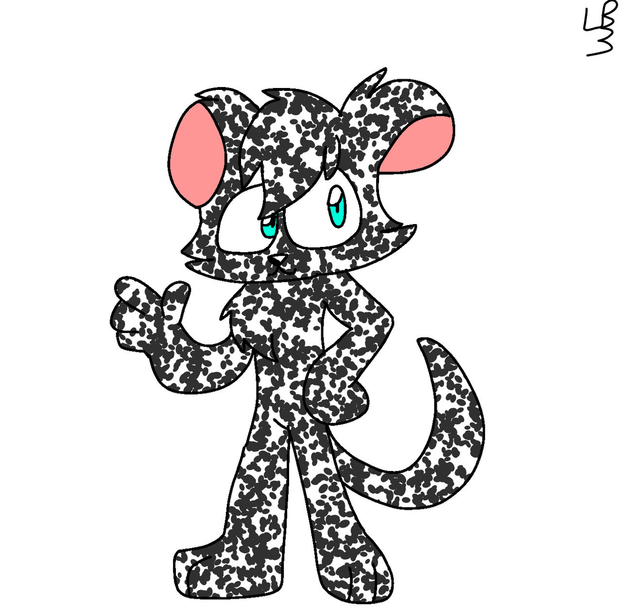 Snow Leopard OC (badge thing) by DeviantBeann3 on DeviantArt