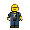 Lego'd Dr. Johnny Fever