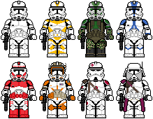 Lego'd Clone Troopers 2